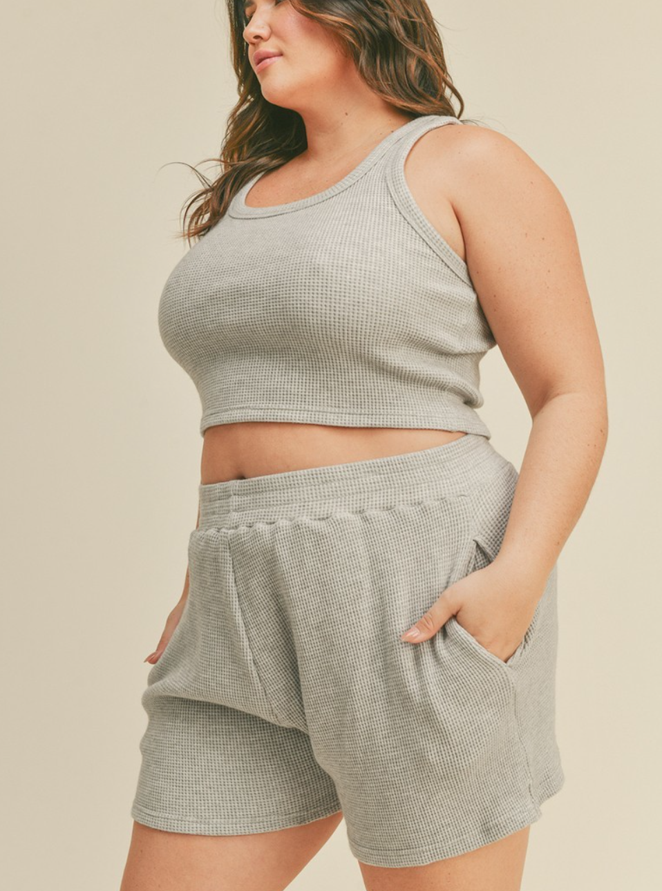Plus Size Lounge Short Set