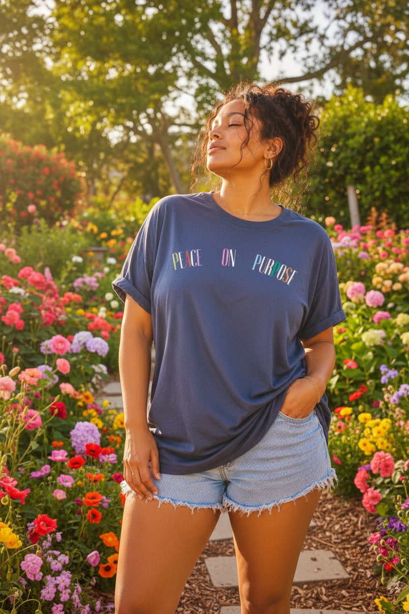 Peace on Purpose™ | Women’s Self-Care Graphic Tee